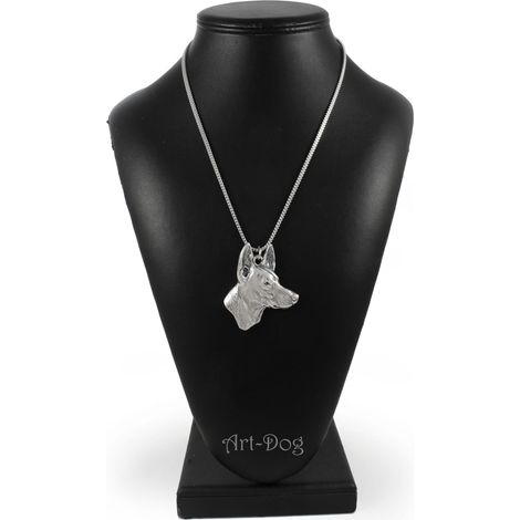 Perro faraón, galgo maltés: collar para perro, colgante para perro en una cadena de plata, joyería única de Art-Dog. (1/5)
