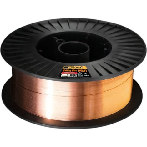 Alambre de soldadura Procraft SW613 MAG de 0,6 mm, 13 kg (1/2)