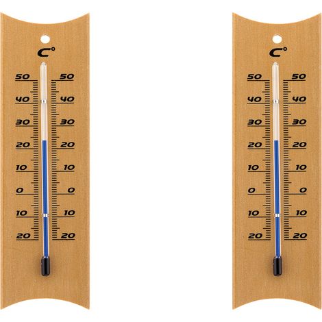 Lot de 2 thermomètres classiques à alcool - Otio (1/5)