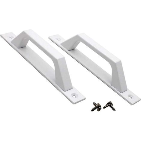Aluminum alloy door handle with aluminum and plastic kitchen door handle mounted on glass (1/5)