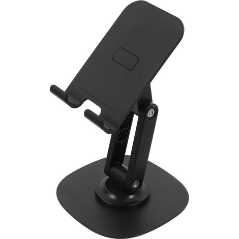 Support Téléphone Portable - Réglable En Hauteur - Compatible Avec iPhone 16 À 11 Et Samsung S23 - Pliable - Noir (1/5)