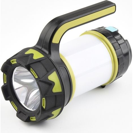 Lampe Camping Rechargeable , LED 10W, Éclairage 360°Ultra Puissant, Projecteur Portable pour Randonnée et Urgence (1/2)