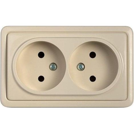 Harry Potter STYLE PLUS SL+250 prise murale beige double