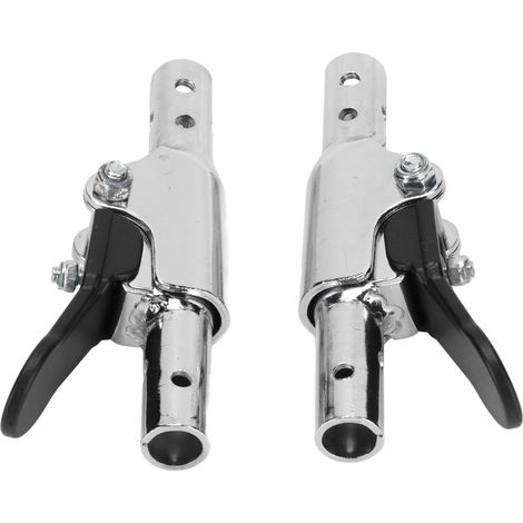 1 Paire de Dossier Pliable pour Fauteuil Roulant en Acier Inoxydable Robuste et Durable (1/5)