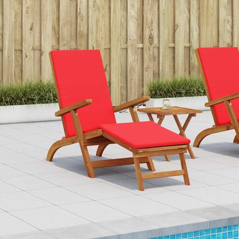 vidaXL Chaise longue inclinable et pliable 55 x 146 x 91 cm (1/4)