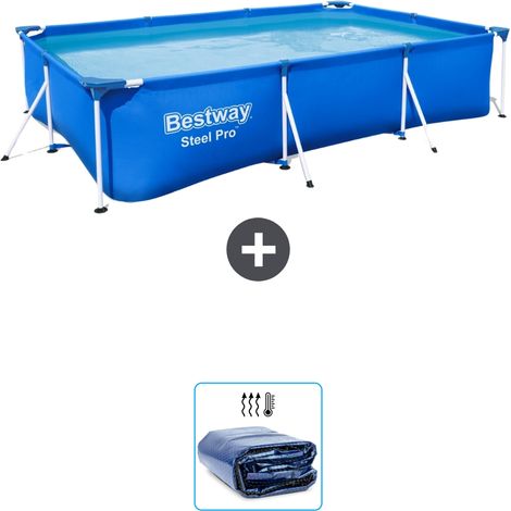 Bestway Piscina Bestway Steel Pro Rectangular - 300x201x66 cm - 4-piezas  S22296