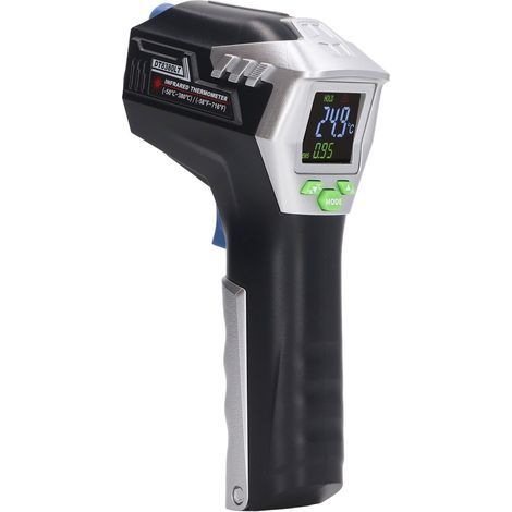 Thermomètre infrarouge écran LCD affichage rétro-éclairé arrêt automatique Indication de batterie faible pistolet de température industrielle (1/5)