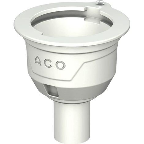 ACO Scarico a pavimento Passavant DN50 90 Gradi/1,0l/s/Supporto/senza guarnizione idraulica/verniciato a polvere, 5149.60.20
