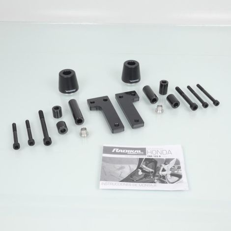 Tampon pare carter protection Radikal pour moto Honda 125 CBR (1/2)