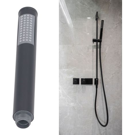 Ducha de mano de acero inoxidable con boquillas antical para alta presión de agua y larga vida útil – Negra (1/5)