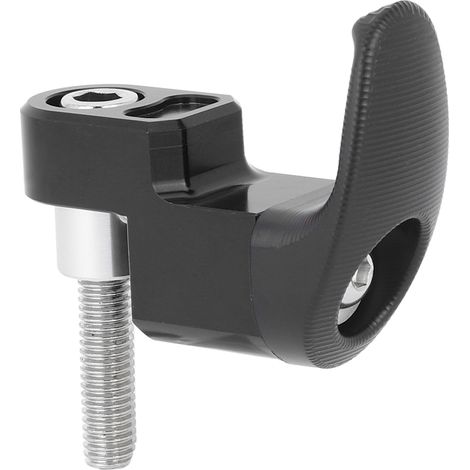 Support Moto Aluminium Crochet Casque Porte-Bagages Honda PCX125 PCX150 Noir (1/3)
