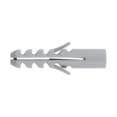 Blister da 25 tappi in plastica grigia da 6 mm (1/2)