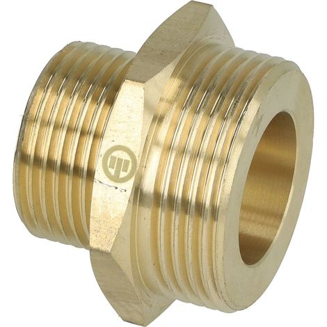 Nipple de réduction 1’’ FM x 1 1/4’’ FM modèle large pour tuyau solaire ondulé