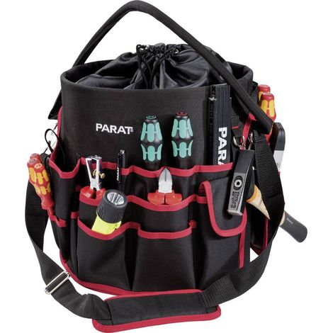 Parat BASIC Secchio porta attrezzi nero rosso 360x340x360 mm (1/5)