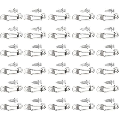 30 vis de fixation invisibles en acier inoxydable pour l'assemblage et (1/5)