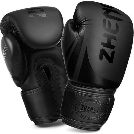 Gants de boxe, kickboxing, muay thaï, sac de frappe, MMA, gants d'entraînement de combat de qualité professionnelle pour hommes et femmes (1/4)