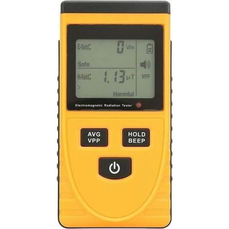 Détecteur de rayonnement électromagnétique GM3120 – Compteur EMF Digital LCD – Alarme sonore et lumineuse – Portable et léger pour mesures sur site (1/5)
