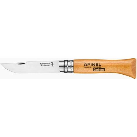 Navaja acero carbono nº6, hoja de 7cm. opinel