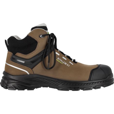Pioneer High Lederstiefelette, Größe S3S, Größe 48