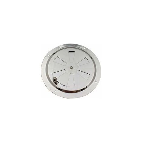 Grille de Ventilation Rond, Ouverture d'aération réglable Évent d'Aération en Acier Inox Entrée et évacuation d'air 125mm (1/5)