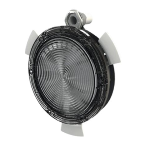 Projecteur LED piscine Nikita NM - Installation sur support mural (1/4)