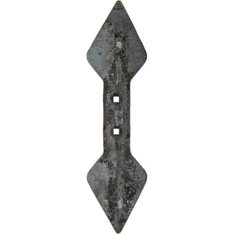 Punta de cultivador 440 x 135 x 19 mm reversible curvada 2 orificios UNIVERSAL CP000024