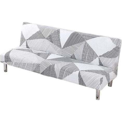 [JAMAIS UTILISÉ] Housse de Canapé Sans Bras 3 Places Couverture de Canapé Extensible Tout Couvert Canapé Pliant Protecteur (1/4)