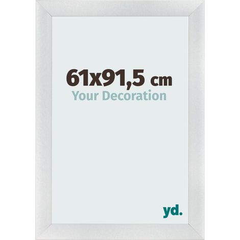 yd. - Cadre photo 61x91.5 - Argent Mat - MDF - Pisa (1/5)