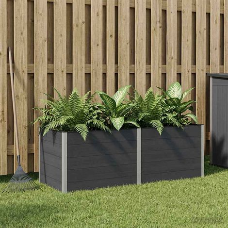 Teenpull – Hochbeet Schwarz 250 x 100 x 91 cm (1/5)