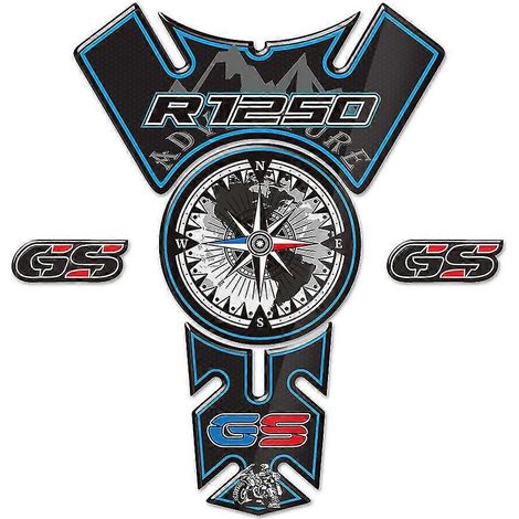 Autocollants pour BMW R1250GS : protection de réservoir, garde-boue, carénage, valise en aluminium, protège-mains, moto Adventure GSA - R1250GS8 (1/5)