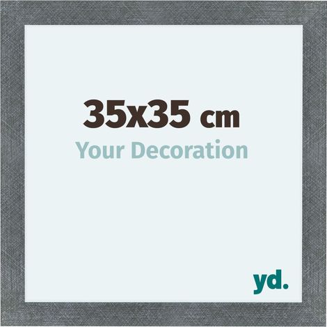 yd. - Cadre photo 35x35 - Fer Patine - MDF - Como (1/5)
