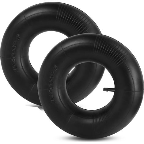 15x6.00-6 Inner Tubes — 2-Pack Replacement Wheelbarrow Tire Inner Tubes with TR-13 Straight Valve for Lawnmowers, Tractors