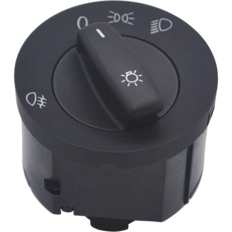 Headling Antibrouillard Interrupteur Bouton Interrupteur 1K0 941 431B Pour Golf 5 6 Jetta 5 6 T-iguan Caddy Passat B6 Cc,1K0941431BB (1/5)