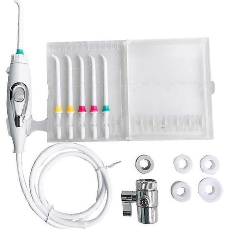Hydropulseur dentaire, robinet, irrigateur buccal, fil dentaire, hydropulseur portable, nettoyage des dents par jet, machine de lavage de bouche (1/5)