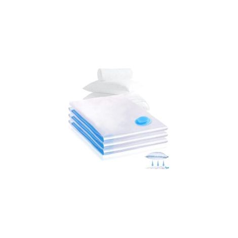 Memkey – Sacs sous vide réutilisables 60 x 80 cm – Lot de 3 – Matériaux multicouches étanches – Réduit l'espace de stockage jusqu'à 80%