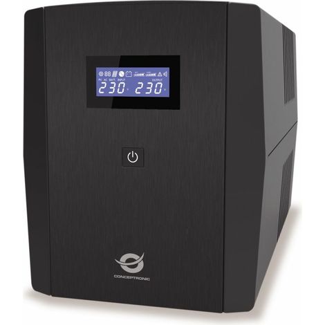 Conceptronic ZEUS08EM alimentation d'énergie non interruptible Interactivité de ligne 1,5 kVA 900 W 5 sortie(s) CA