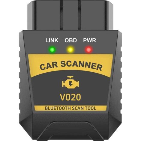 OBD2 Diagnostic Voiture, OBD2 Bluetooth Scanner Auto Diagnostic, Valise Diagnostic Auto Multimarque, Interroger 3000 Code Base de Données,Lecteur de Code OBDII pour Système Android/iOS (1/4)