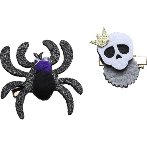 5 Pinces à cheveux, Halloween, design mignon, accessoire fête, enfants (1/5)