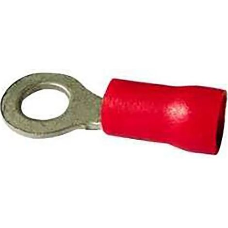 Cosse annulaire isolée 0,25-1,5 mm²/M6 EM00131 /100 pièces/