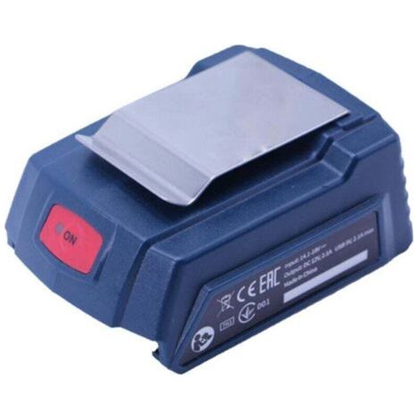 Adaptador USB Bosch Gaa18-24 con luz indicadora para 14,4-18 V