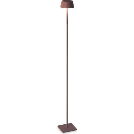 Ideal Lux PURE Borne Extérieure LED Intégrée Marron Café 230Lm 3000K IP54