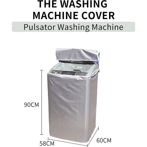 Housse de protection imperméable pour sèche-linge à chargement par le haut-AquaForge (1/5)