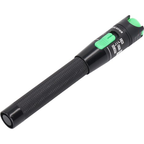 Localisateur visuel de défauts à fibre optique noire, poignée antidérapante, stylo testeur de fibre optique à éclairage rouge ergonomique HT 20 (plus de 20 mW) (1/5)