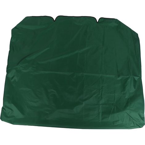 Coussin de balancelle de jardin imperméable vert foncé 150 x 50 x 10 cm, housse de coussin pour balancelle de jardin. (1/5)