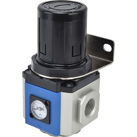 Luftdruckregler 0,05–0,9 MPa (20–130 psi), einstellbares Steuerventil mit Halterung GR400-10 PT3/8 (1/5)