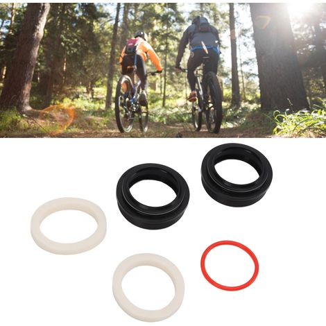 Kit d'étanchéité pour fourche de suspension RISK 32mm, incluant joints basse friction, anneaux mousse et O-rings. (1/5)