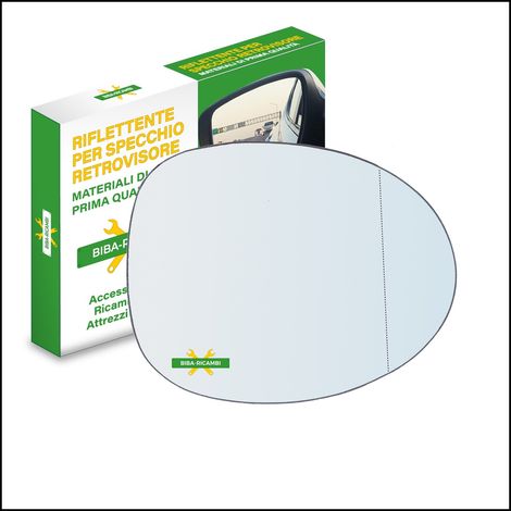 Vetro specchio retrovisore asferico lato dx-passeggero per renault twingo i (c06