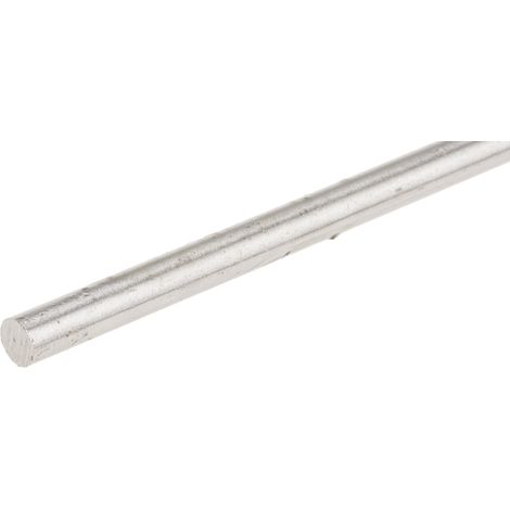 Tige Acier Argenté, diam. 3/16pouce, L 330mm ( Prix pour Lot de 18 )