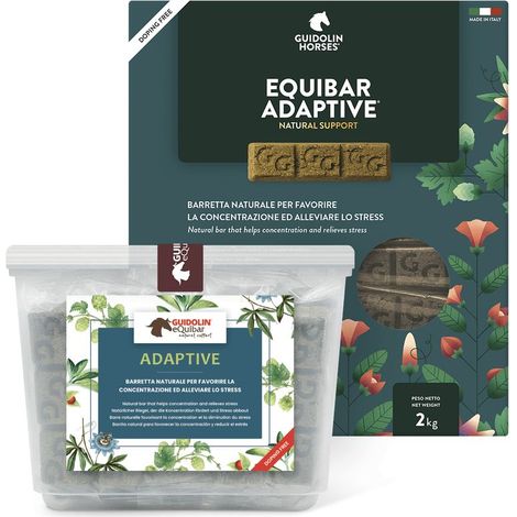 Confezione 2 kg: ADAPTIVE Barretta naturale per favorire la concentrazione ed alleviare lo stres