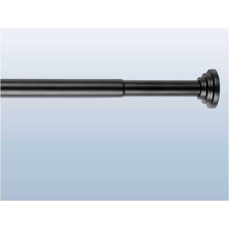 Douceur D'Intérieur – Tringle à rideau sans perçage Ø20 mm – Longueur extensible 60 à 85 cm – Installation entre murs – Inoxydable et légère